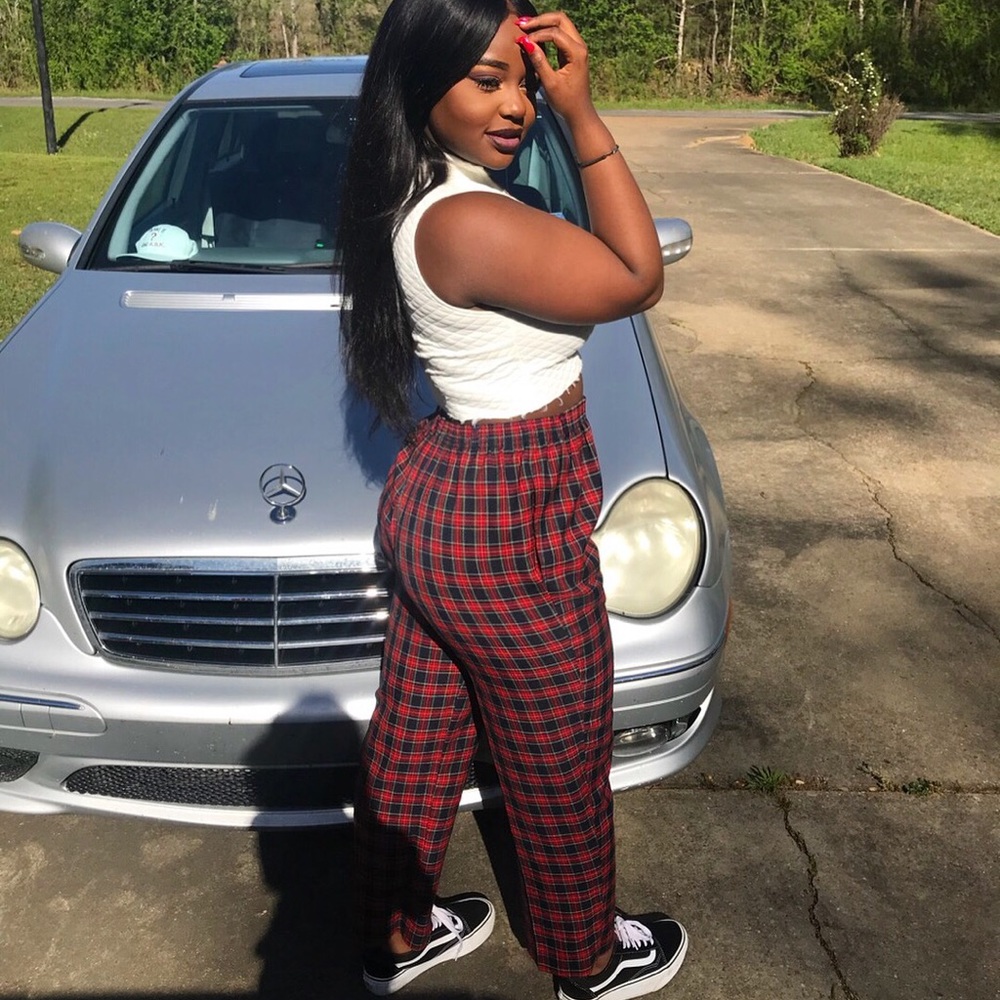Plaid pants